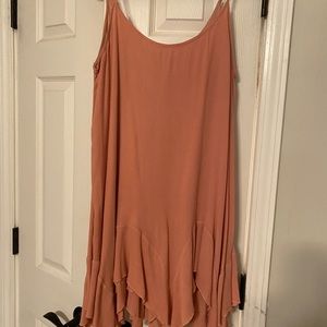 Cute Boutique mini dress ,  Pink/ Salmon in color , Great condition